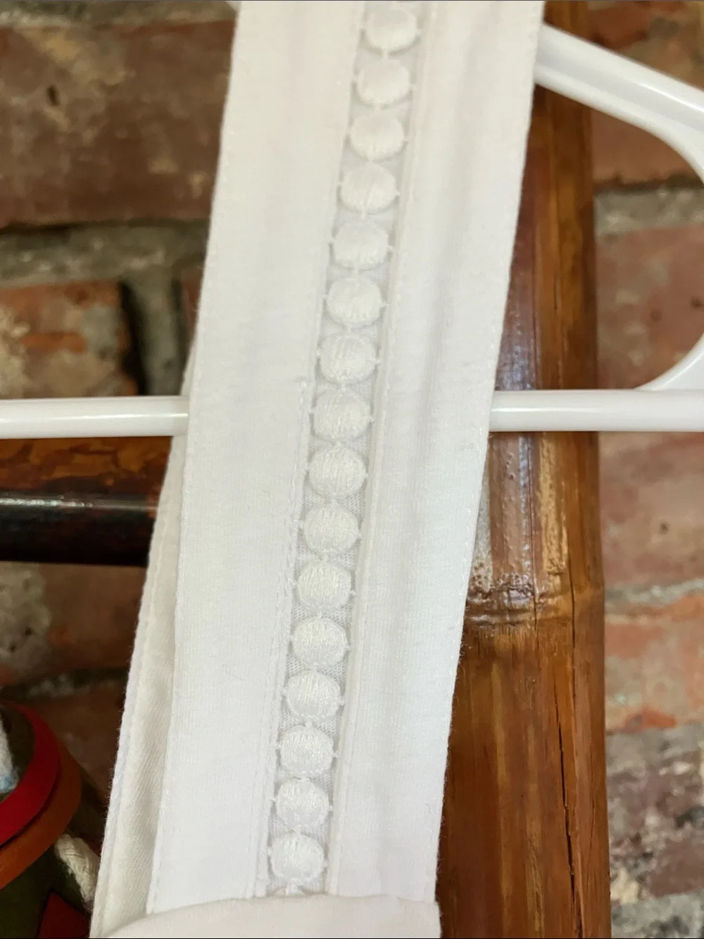 J. Crew White Fringe-Trim Tank Top